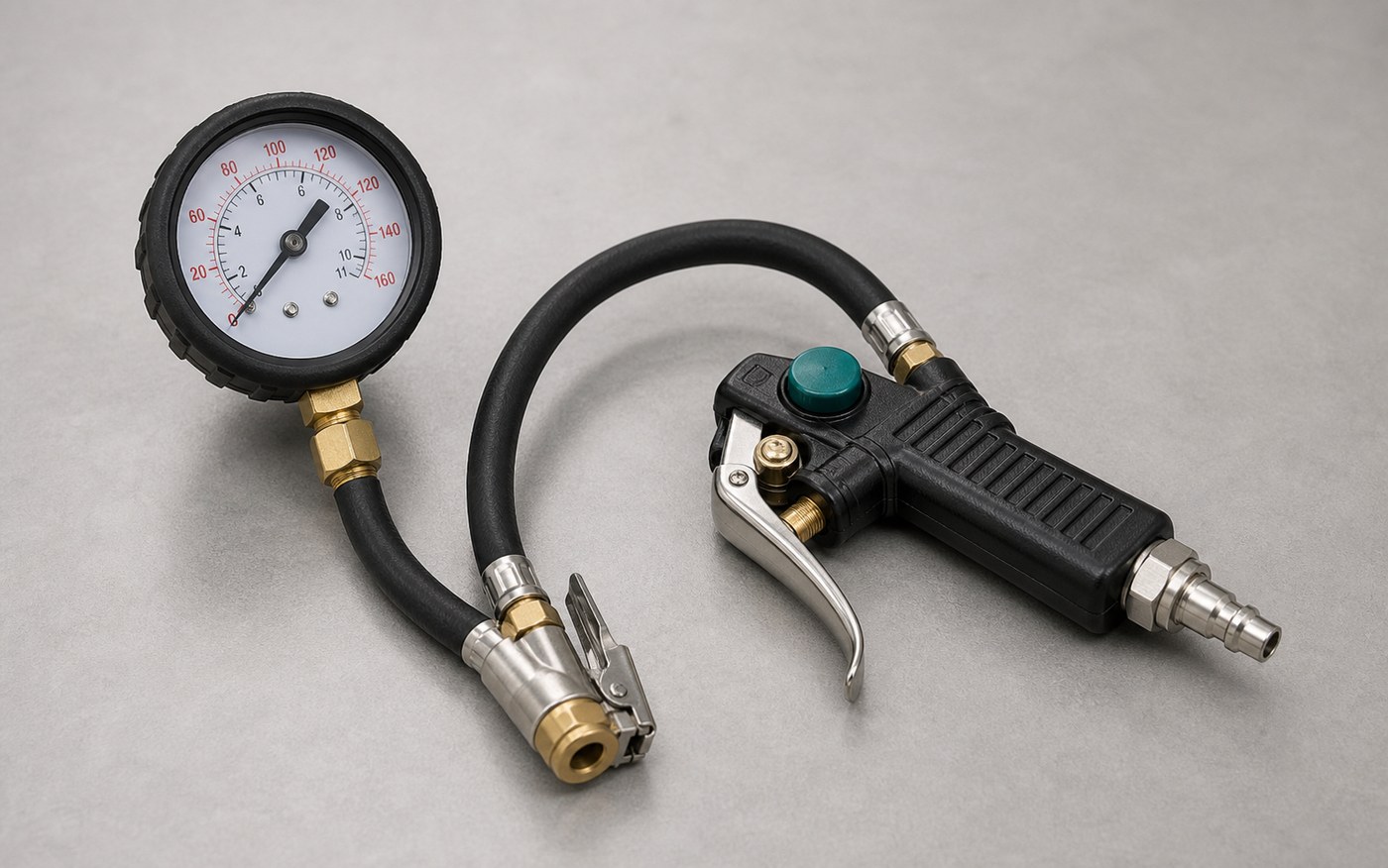 Inflator Gauge & Chuck Assembly
