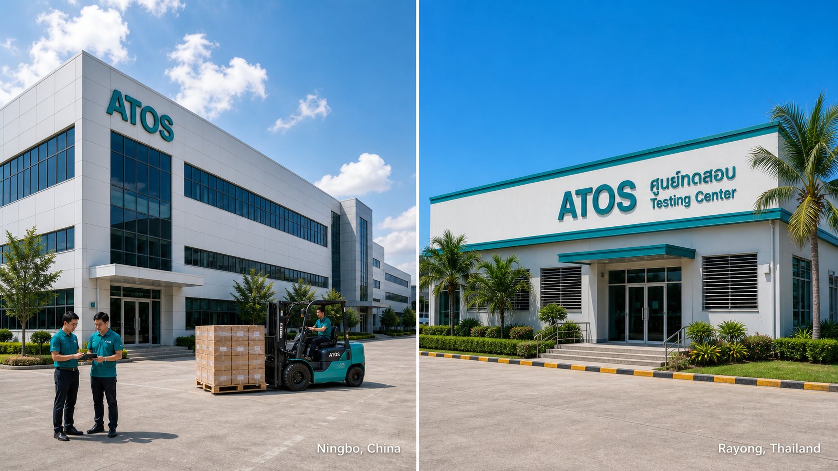 China and Thailand custom parts supply chain support for ATOS