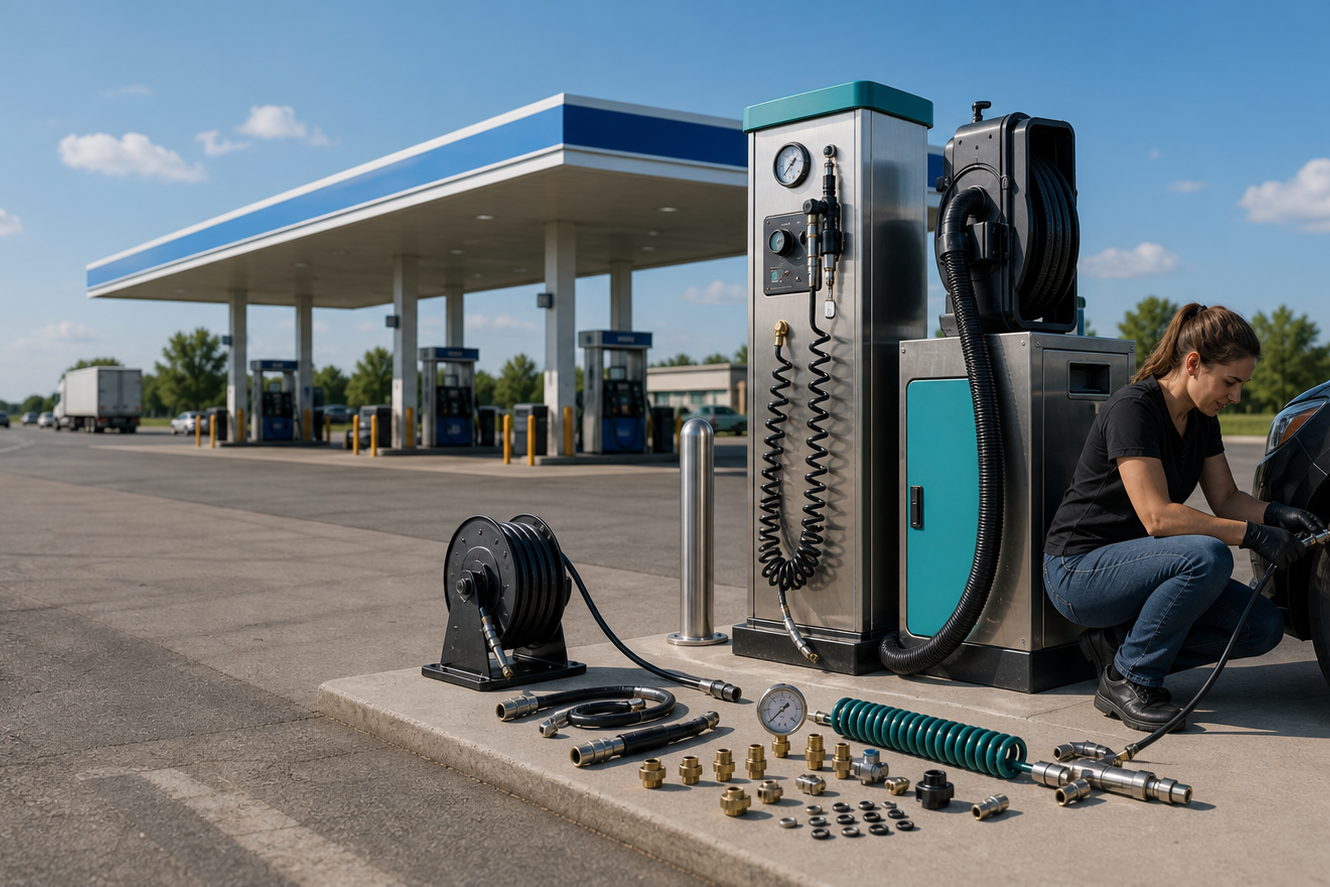 GAS STATION AIR/VAC & TIRE INFLATION
